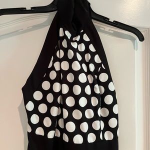 AJ BARI knee length dress! High neck halter style super cute! Size 4!NWOT